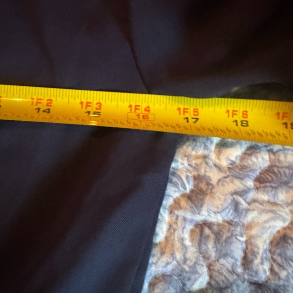 Classic navy Jumpsuit with belt and pockets - Picture 4 of 8